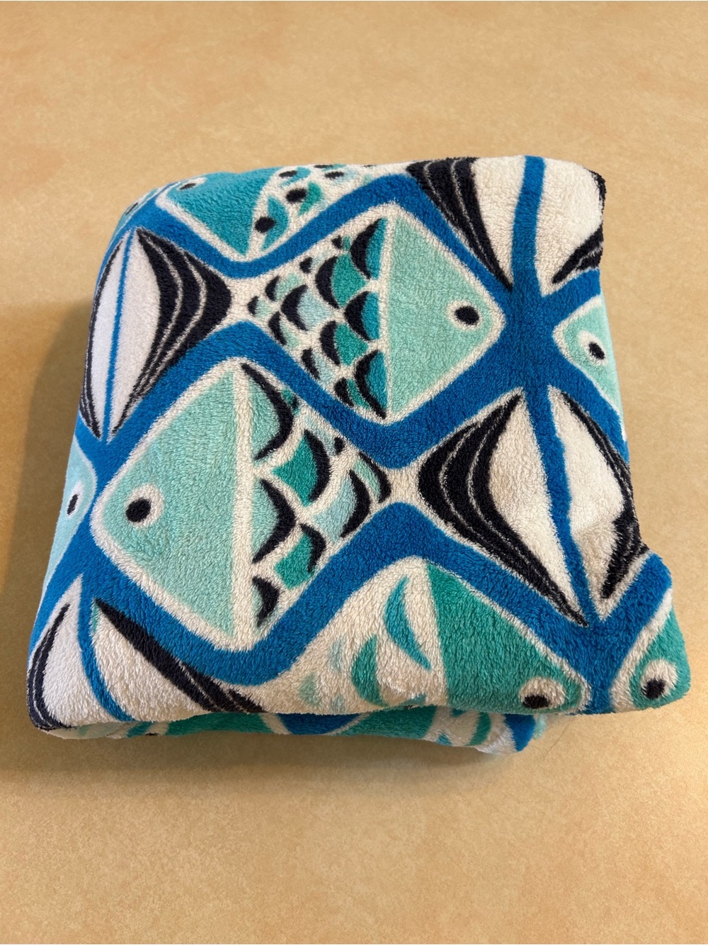 Vera Bradley Go Fish Throw Blanket Blue